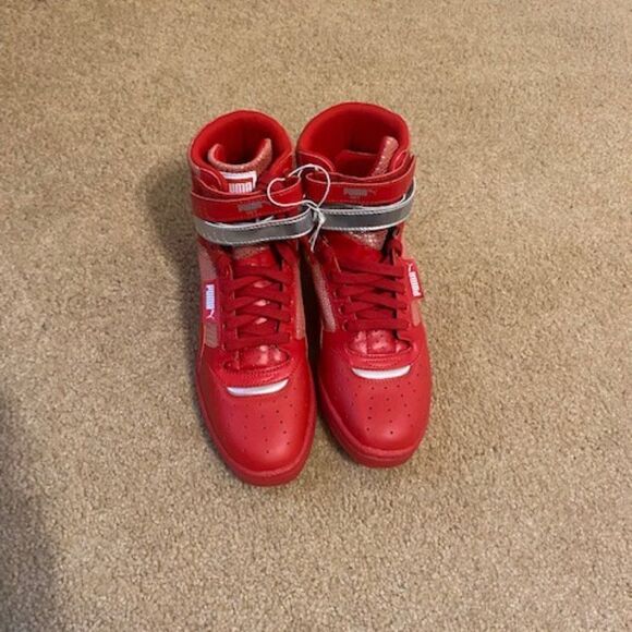 Puma Barbados Cherry Sky Hi Sneaker, size 8 - Picture 2 of 7